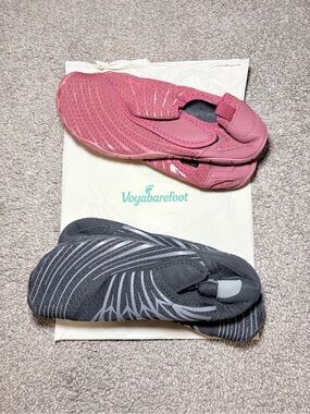 NEW Bundle (2 Pairs) Voyabarefoot Solyn Barefoot Shoes Size 41 Mauve & Black